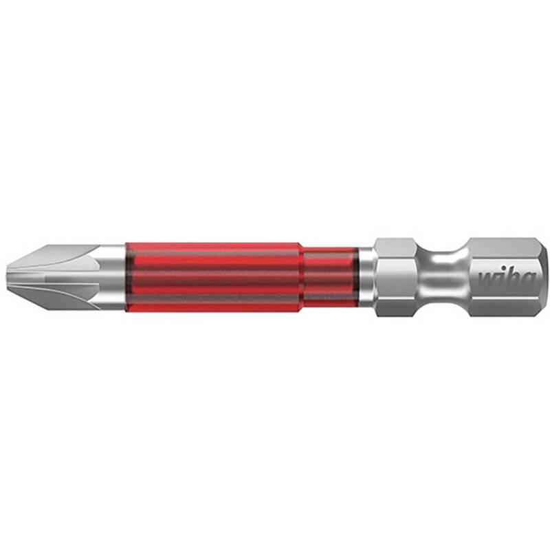 Wiha Kreuzschlitz-Bit PZ 1 Molybdän-Vanadium-Stahl gehärtet 5 Stück Torsionszone - 4010995421212