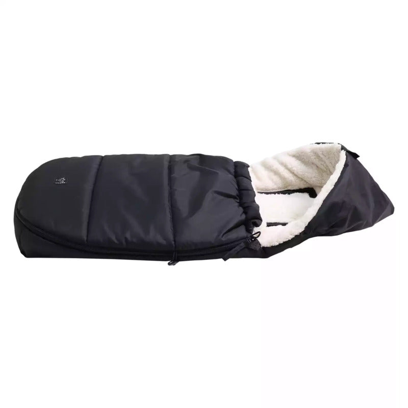 KAISER Hoody 2.0 Fußsack Babyschalenfußsack Schwarz Baby Kapuze Sherpa Fleece - 4011863842511