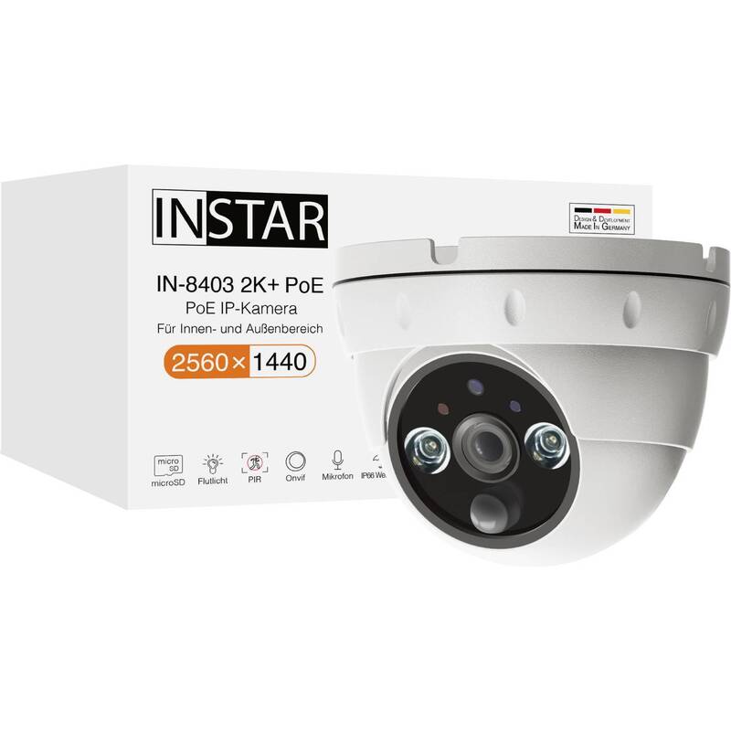 INSTAR IN-8403 2K+ POE ws 14082 LAN IP Überwachungskamera 2560 x 1440 Pixel - 4260591891074