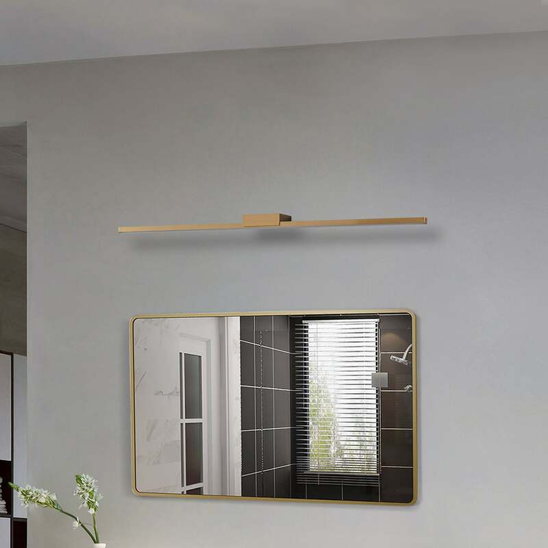 Lucande Spiegellampe Spiegelbeleuchtung LED Badleuchte Kivana kupfer Schalter IP - 4251911776423