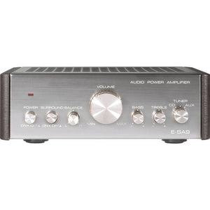 B-Ware Renkforce E-SA9 Stereo-Verstärker Amplifier HiFi 2 x 12 W Silber Dunkel-Braun