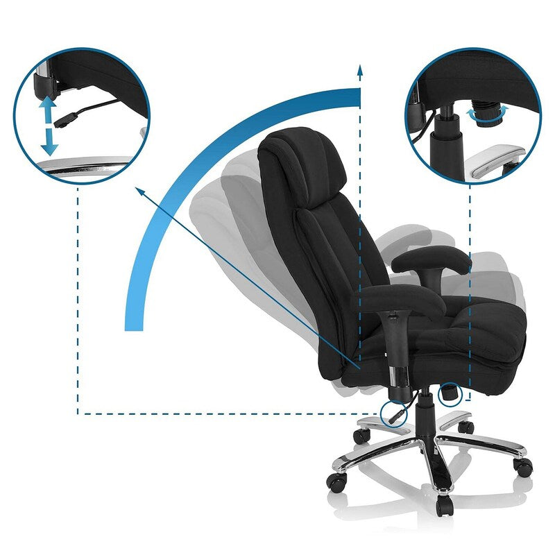 hjh OFFICE BUILDER XXL Drehstuhl Stuhl Schreibtischstuhl Bürostuhl Sitz Drehsitz - 4064323017431