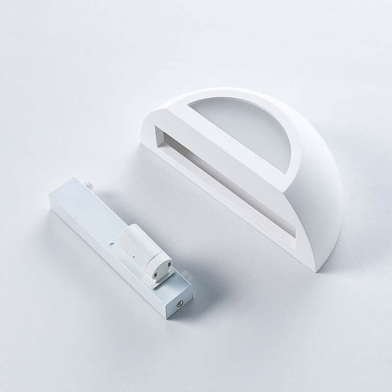 Lindby Wandlampe Wandleuchte Jimmy LED dimmbar Gips weiß 24,5x9,5cm IP20 Lampe - 4251096535624