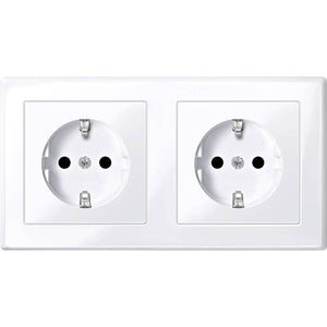 B-Ware Merten Steckdose Schutzkontakt-Steckdose MEG2328-1425 System M weiß 250V 16A