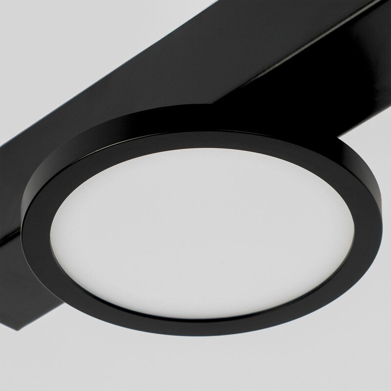 Lucande Deckenleuchte Kellino schwarz 8-flammig GU10 Deckenlampe Lampe Leuchte - 4251911756678