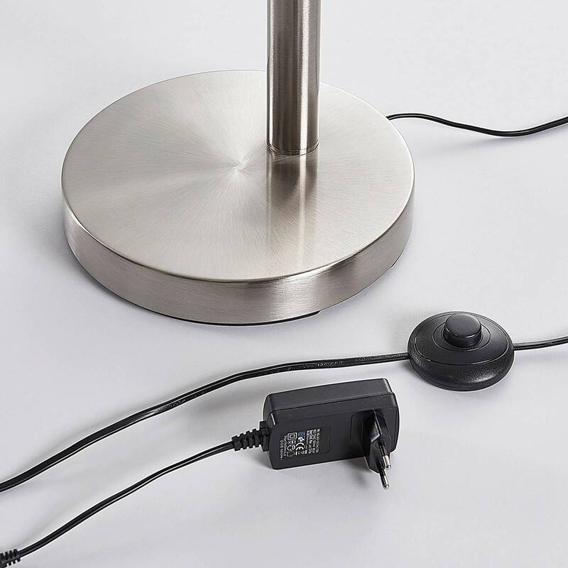 Lindby LED-Stehlampe Anea Stehleuchte Lampe Leuchte LED 3-flammig nickel - 4251096543186