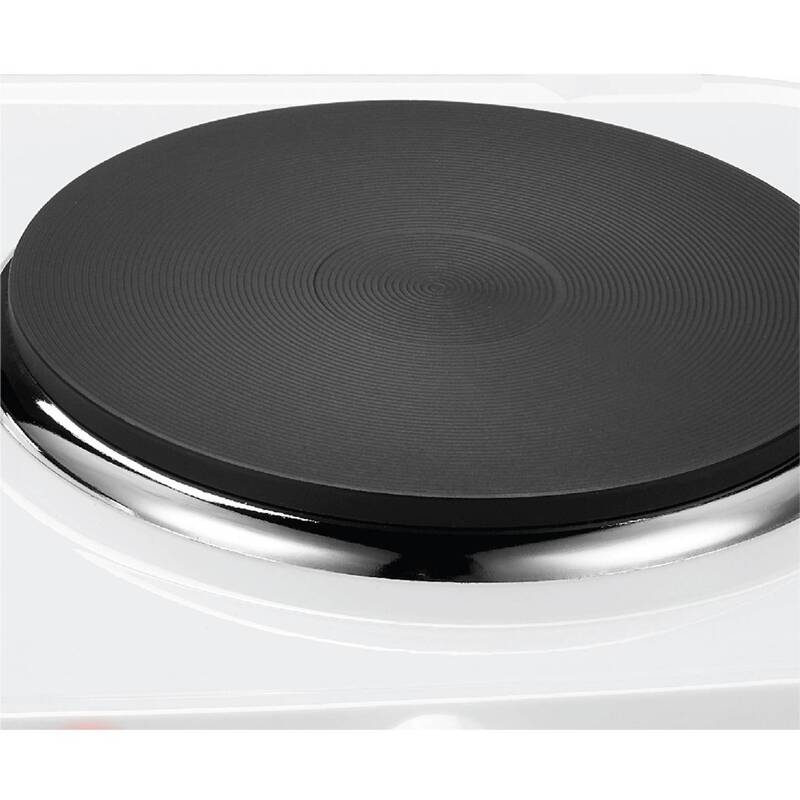 Silva Homeline Doppel-Kochplatte 2250W Kontrollleuchte Küchengerät weiß Herd - 9004489420152