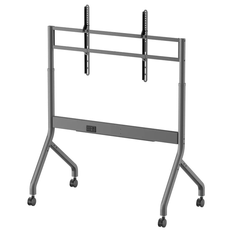 SpeaKa Professional TV-Rollwagen Bodenständer elektrisch 152,4-279,4cm grau - 4064161498201