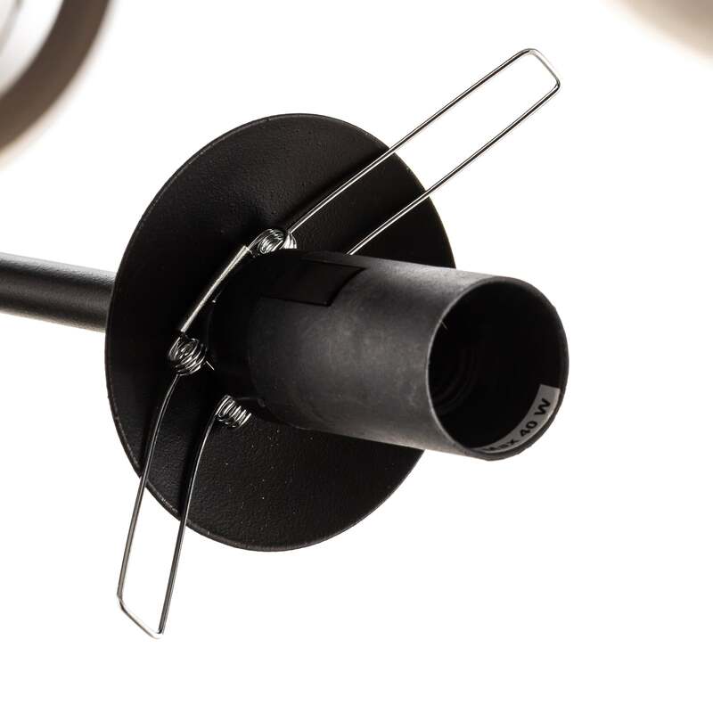 EMIBIG LIGHTING Deckenleuchte Lampe Glassy Glas graphit schwarz LED Leuchte E14 - 5901738919105