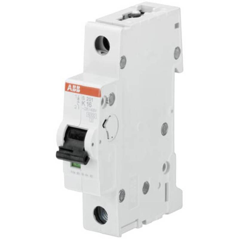 ABB Leitungsschutzschalter Automat Sicherungsautomat S201-K2 K-Char 6kA 1-polig - 4016779507226