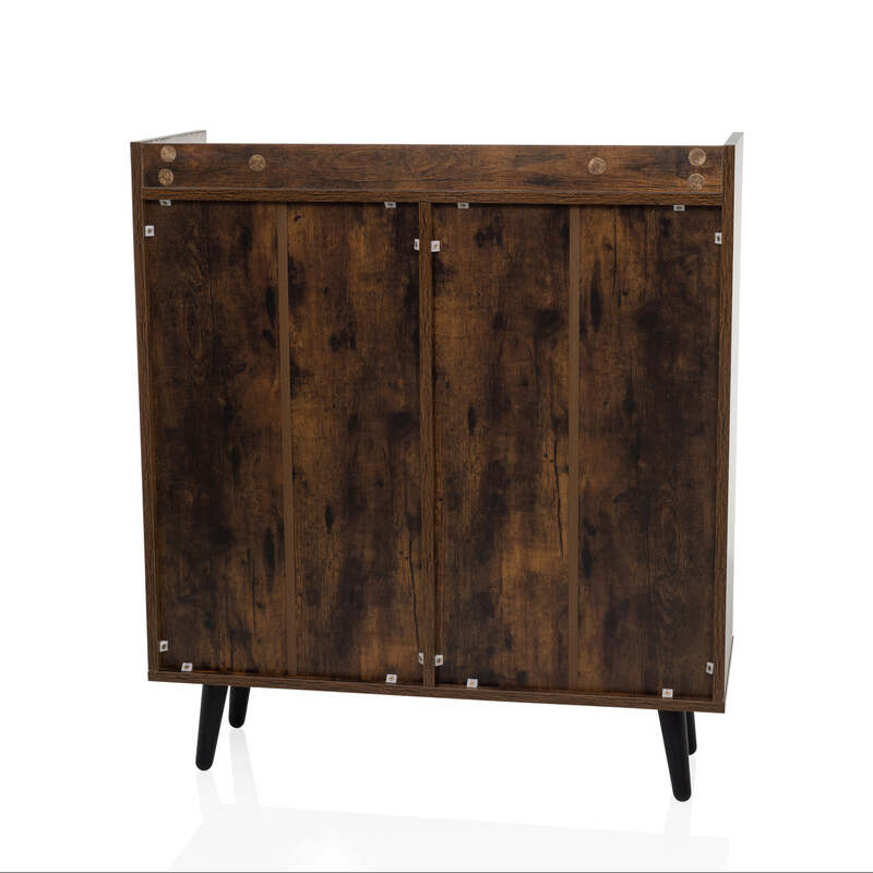 hjh LIVING Sideboard / Kommode MYRDAL 80x30x90 cm 2 Schubladen Schrank - 4064323045335