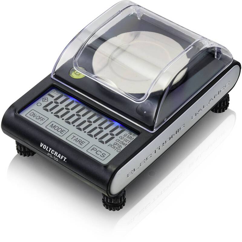 VOLTCRAFT VC-11956750 PS-50 Taschenwaage max 50 g batteriebetrieben USB schwarz - 4064161187877