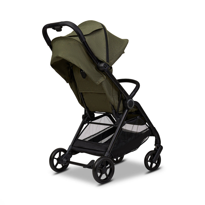 LITTLE ONE Quickfold Buggy Green Melange leicht faltbar mit Sonnendach 22 kg - 4025583042595