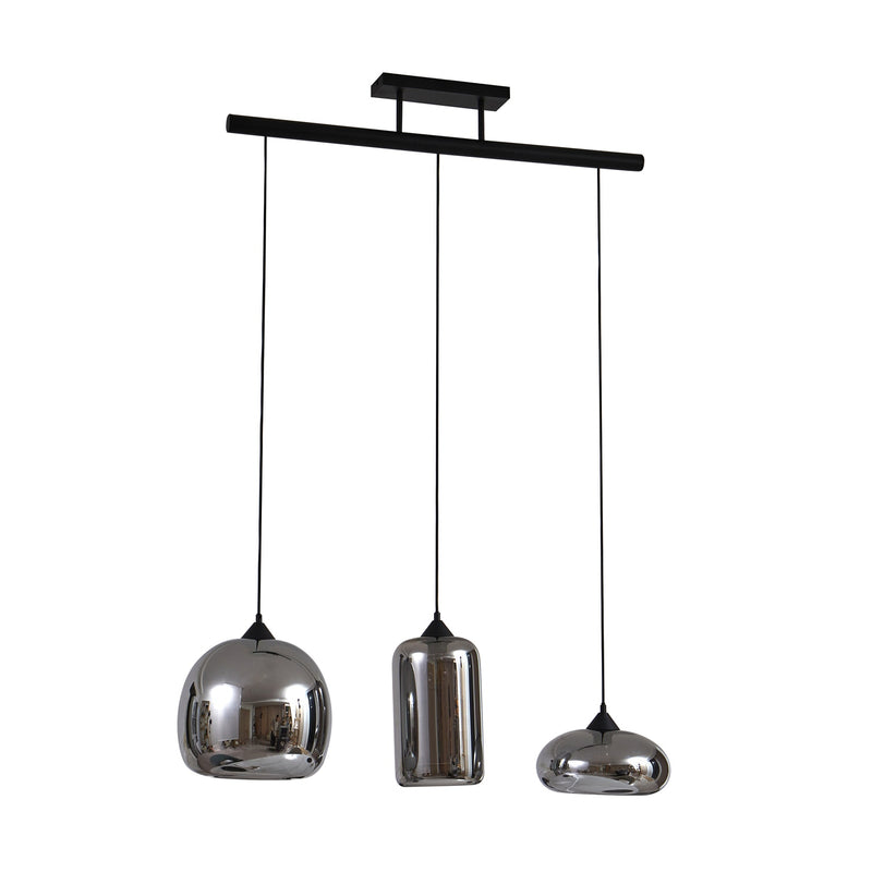 Lindby Arloris Pendellampe Pendelleuchte Lampe Leuchte 3 flammig Glasschirm 60W - 4251911743371
