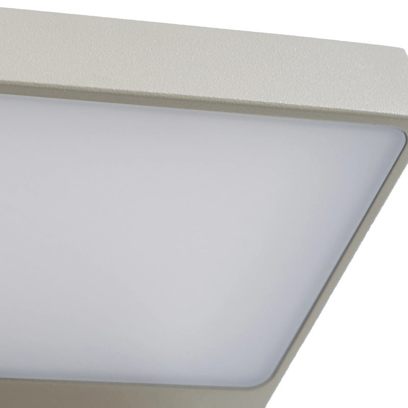 Lucande Außenlampe Silvan LED Wandleuchte Gartenlampe mit Sensor IP54 steingrau - 4255830907104