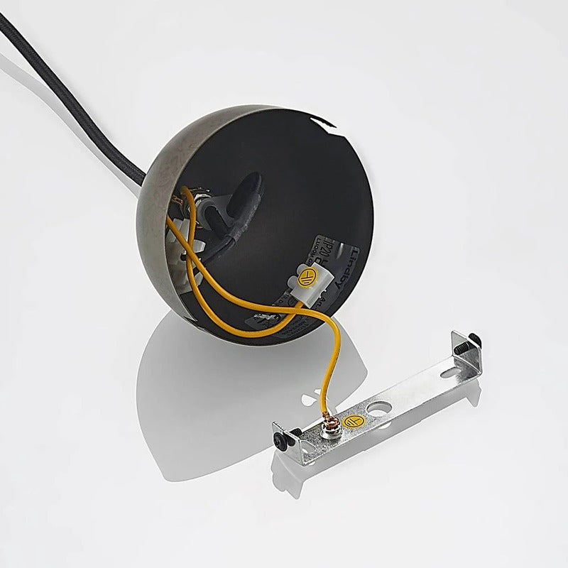 Lindby Monigo Hängelampe Pendelleuchte  Nickel/Wood Deckenlampe Deckenleuchte - 4251911708219