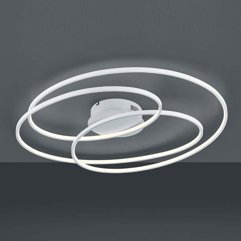 Trio Lighting Deckenleuchte Deckenlampe LED weiß matt Leuchtmittel inklusive dim - 4017807452259
