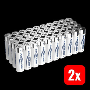 2x B-Ware Ansmann Mignon (AA)-Batterie Alkali-Mangan 1.5 V Einwegbatterie Leuchtmittel