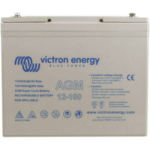 B-Ware Victron Energy Bleiakku Batterie Akku AGM 12V 100Ah Super Cycle Hauptakku