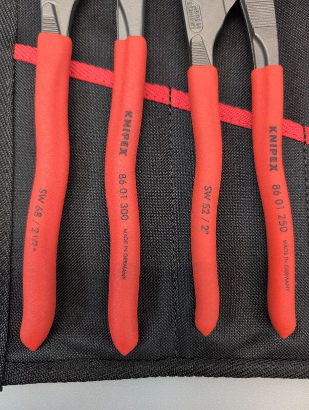 Knipex Zangen-Set 3-teilig Kombizange Gripzange Wasserpumpenzange 330x115x48mm - 4003773092100