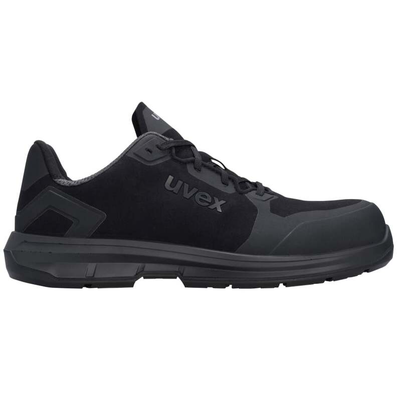 uvex 1 Halbschuhe Sicherheitsschuhe Sport schwarz Mikrovelours S3 W11 Größe 47 - 4031101759739