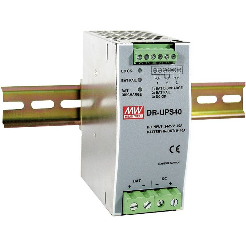 Mean Well DR-UPS40 Hutschienen-Netzteil 24V DC 40A 1160W Stromversorgung 1x - 4711287422725