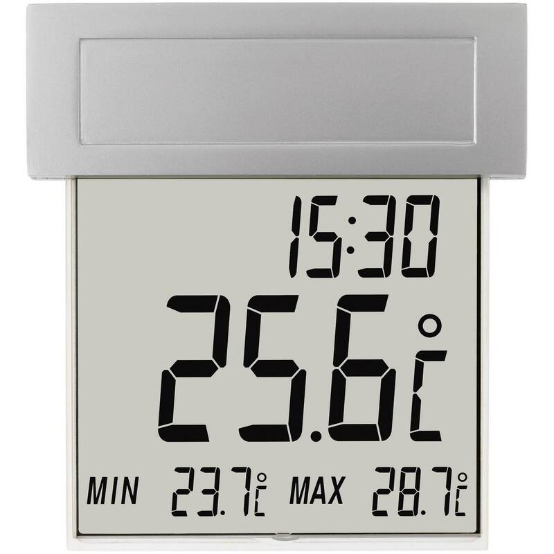 TFA Solar-Fenster-Thermometer Digital Innentemperatur -10 bis +50 °C - 4009816017475