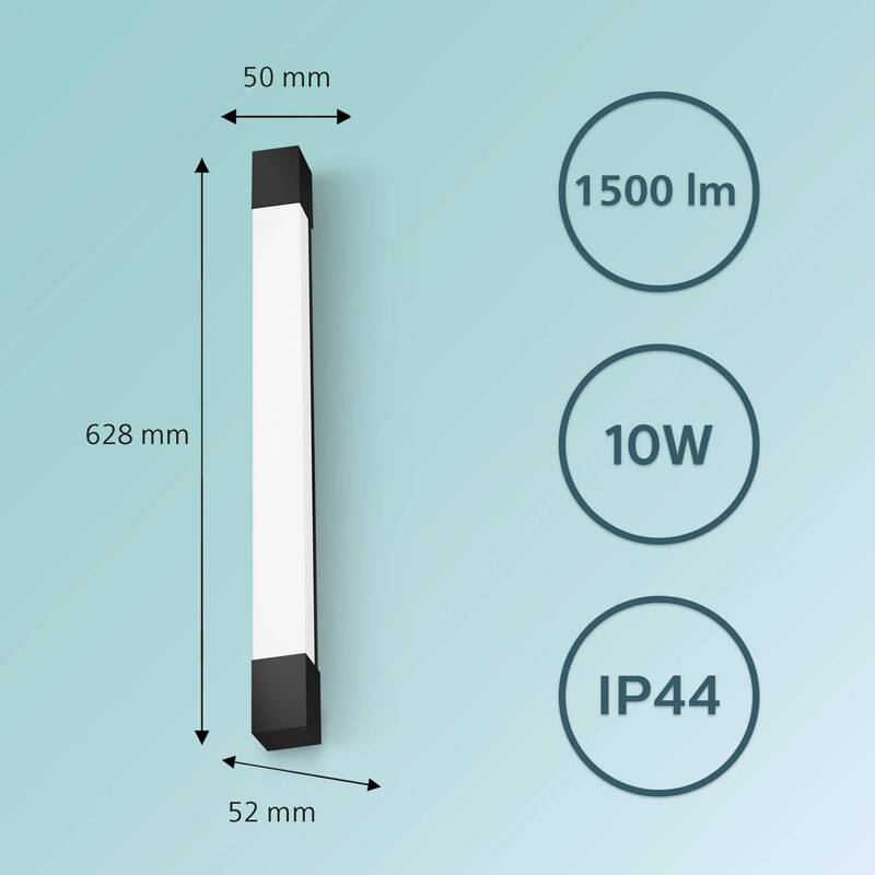 Philips Rover Badezimmerleuchte Lampe Badezimmerleuchte 10W 270 LED Licht - 8720169300293