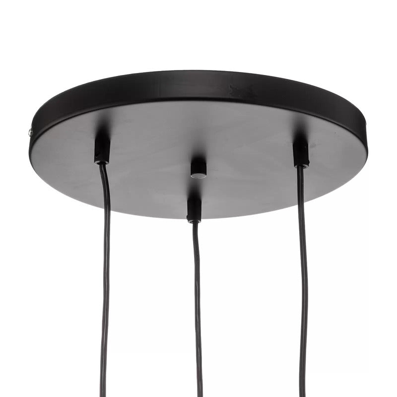 Hängeleuchte Sfera 3-flammig Glas/Metall schwarz Hängelampe E14 SIEHE TEXT/FOTO - 5902693771173