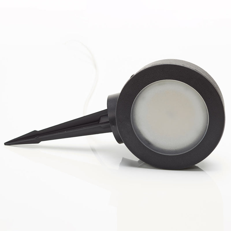 Fumagalli Spießstrahler Tommy Sockelleuchte Lampe rund schwarz 1-flammig 10W CCT - 8031874223693