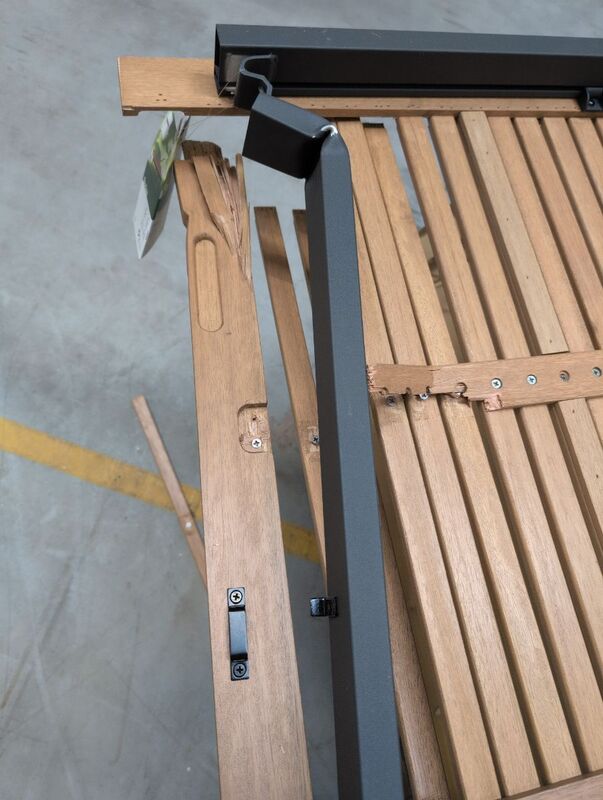 Gartentisch Terrassentisch Ausziehbar FSC-Holz Braun 180-240cm x 100cm - 4007873339608