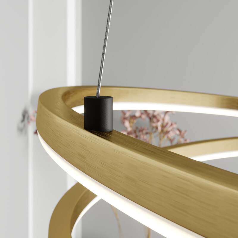 Lindby Pendelleuchte Hängelampe LED messing dimmbar Leuchte Lampe warmweiß - 4251096563702