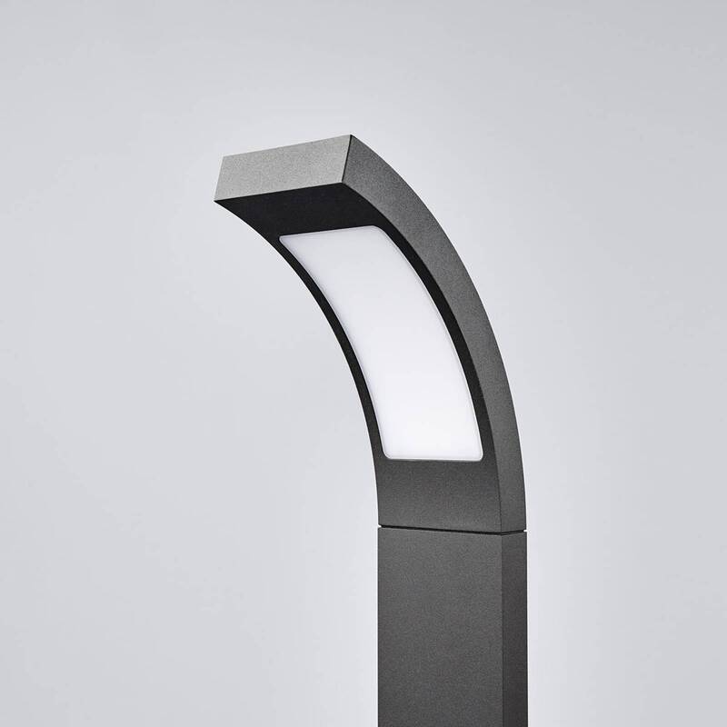 Lucande Wegelampe Außenleuchte LED Gartenleuchte grafitgrau Aluminium IP54 - 4251096538458
