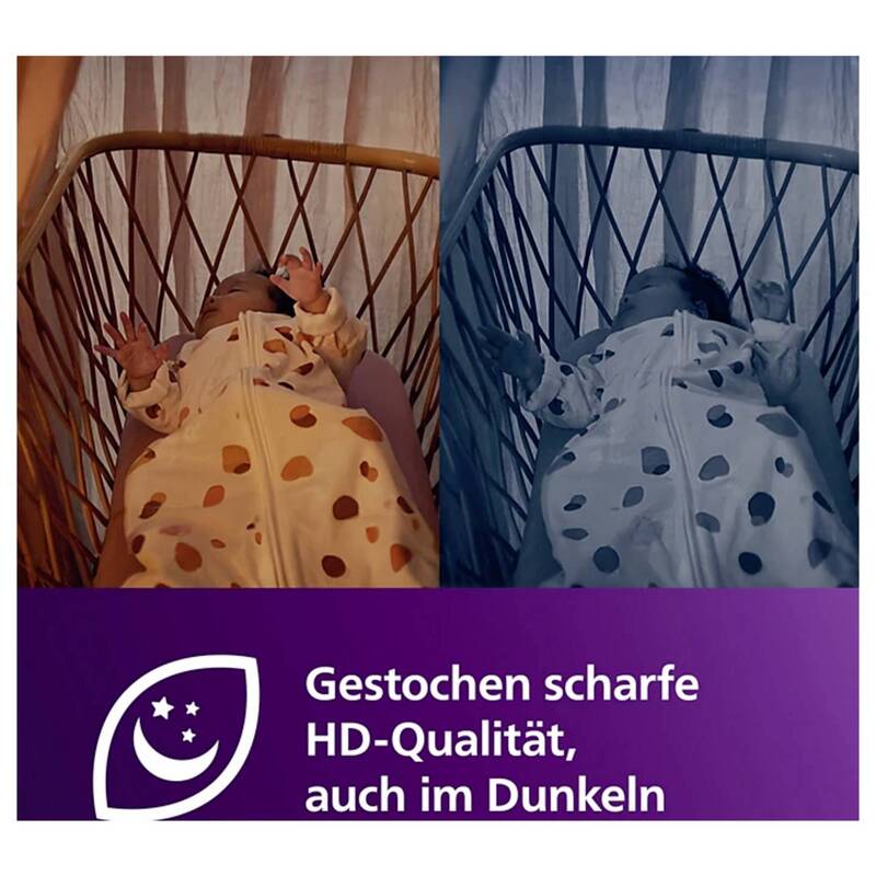 Philips Avent Babyphone Babymonitor SCD953/26 mit Gegensprechfunktion und - 8720689039536