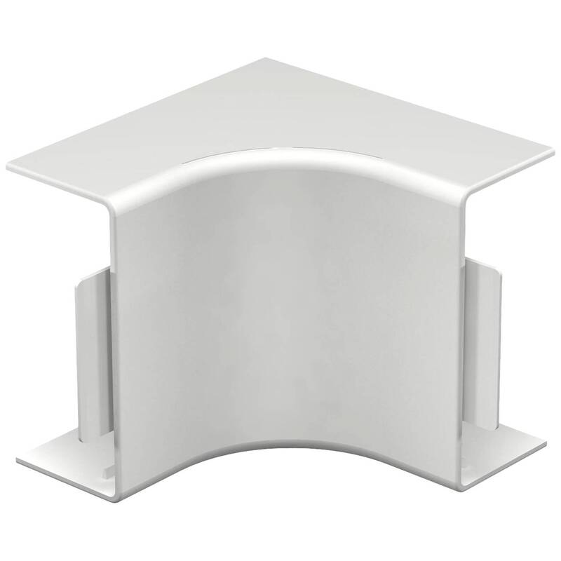 OBO Montagezubehör Inneneckhaube Kanalabdeckung WDK Kanalsystem Reinweiß 2 Stück - 4012196795024