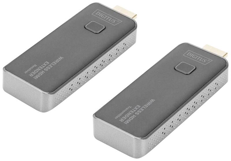 DIGITUS HDMI ExtenderSet Wireless Video Audio Schwarz 50m Plug Play USB - 4016032478744
