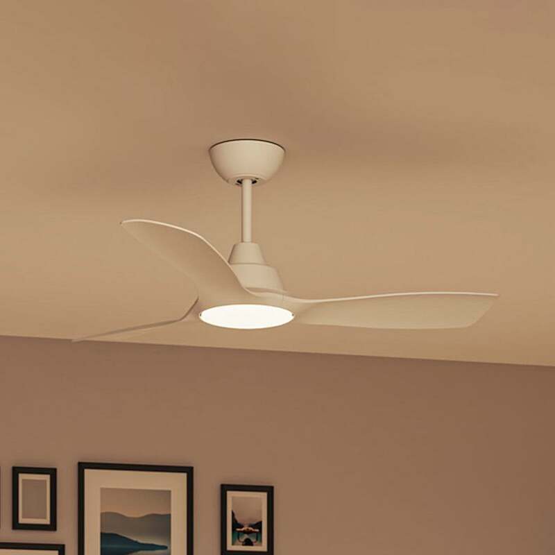 Philips Deckenventilator Fixed Ø132cm weiß CCT Lampe dimmbar mit Fernbedienung - 0000010056411