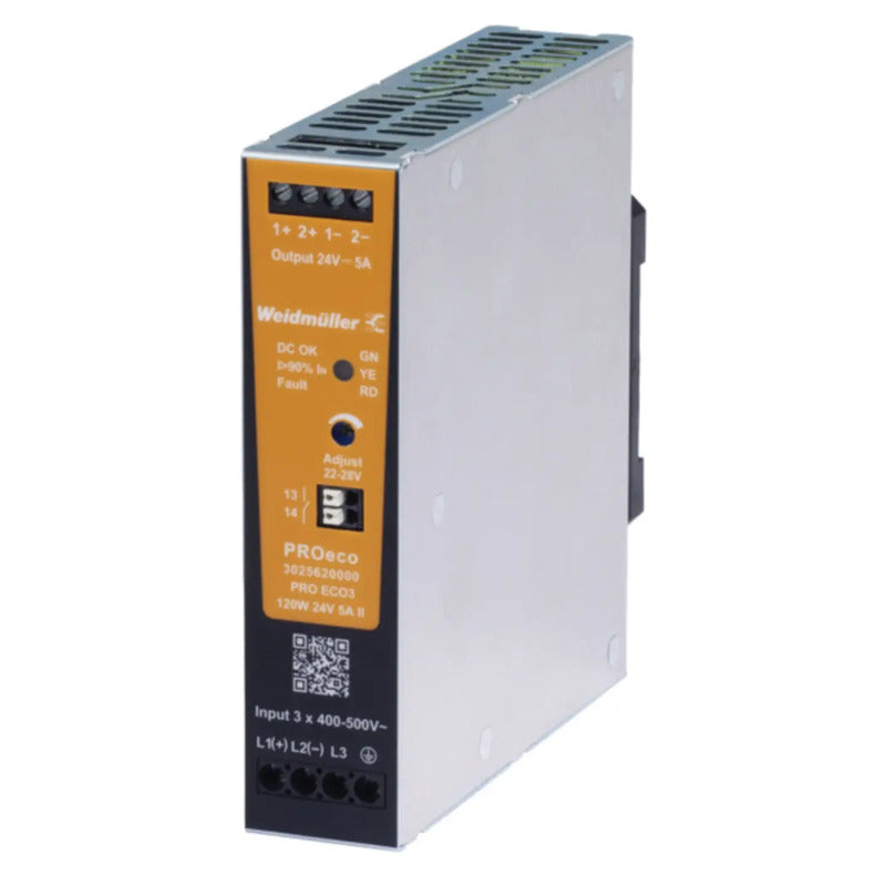 Weidmüller Stromversorgung PRO ECO3 120W 24V 5A Trafo Netzteil IP20 1 Stück - 4099986952010