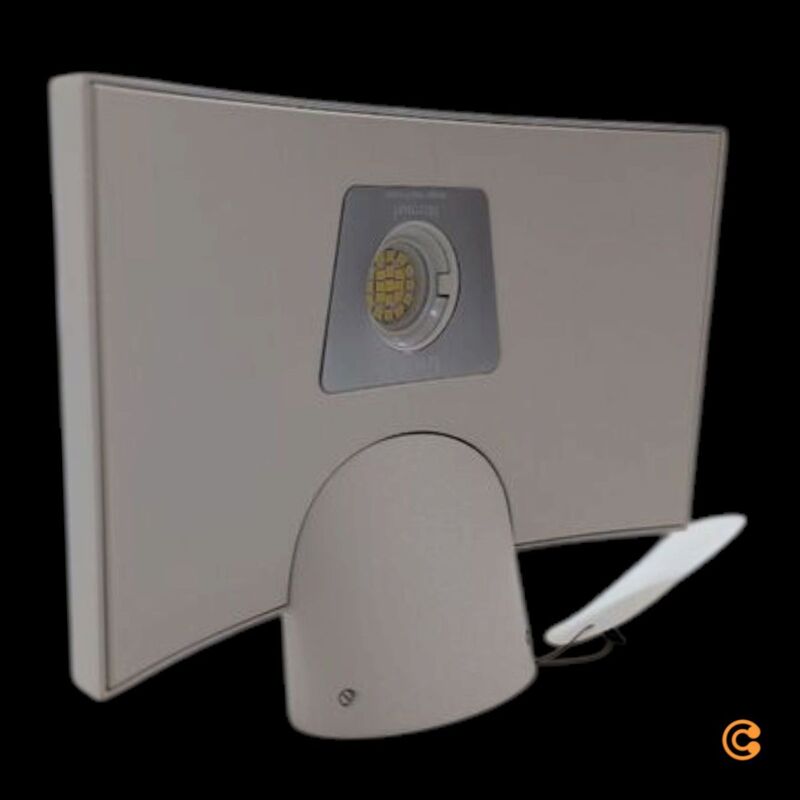 Designer Wandleuchte Microsurf LED Lampe Neil Poulton Aluminium weiß 20W 3000K - 8052993011732