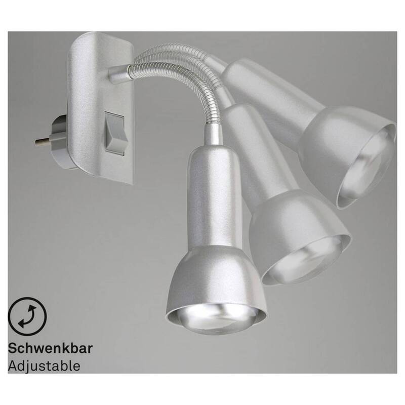 Briloner Wandleuchte Titan E14 25W LED Wandlampe Lampe dimmbar flexibel 22cm - 4002707149002
