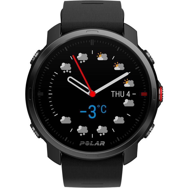 Polar Grit X Multifunktionsuhr Activity Tracker Sportuhr GPS Schwarz Größe M / L - 0725882054216