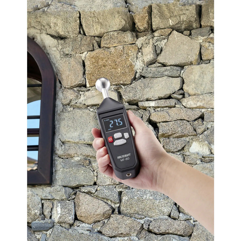 VOLTCRAFT MF-80 Feuchtemessgerät für Holz und Baufeuchtigkeit 0-100% - 4064161229454