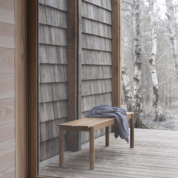 Muuto Gartenbank Sitzbank Outdoorbank burnt orange wetterfest SIEHE TEXT/FOTO - 5710562309552