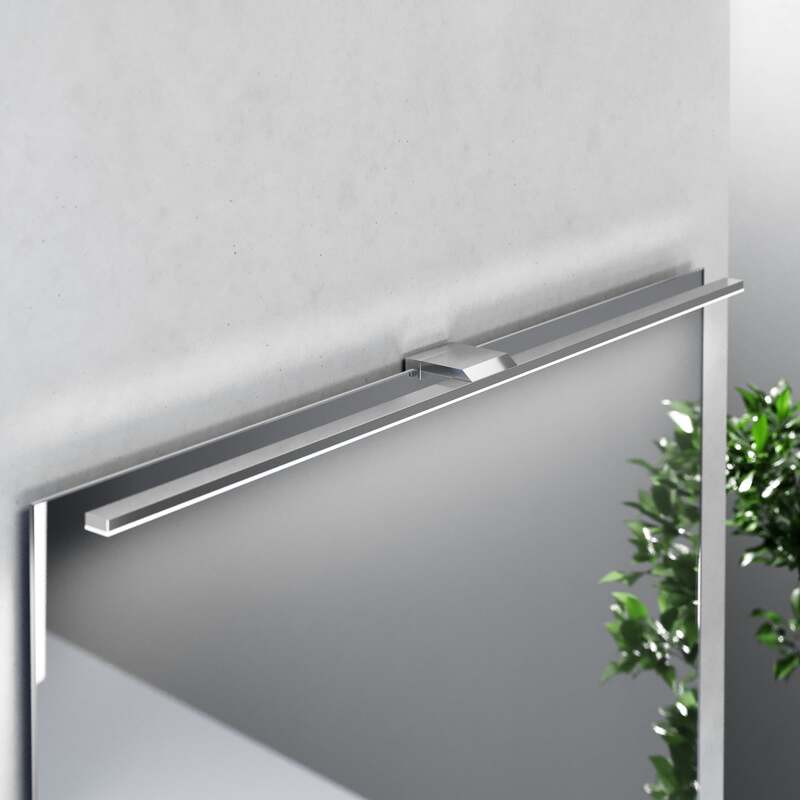 Triga Spiegelleuchte Spiegelbeleuchtung LED Leuchte Chrom Badezimmerlampe 80 cm - 5903148518312