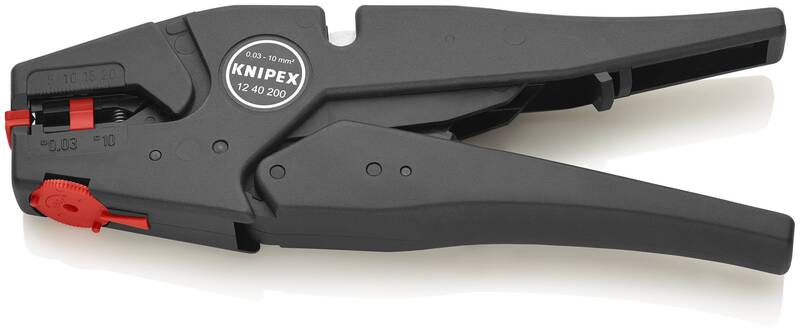 Knipex 12 40 200 Automatisch Abisolierzange Abisolierwerkzeug Isolierzange Stahl - 4003773040262