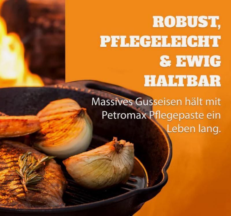 Petromax Pfanne Gusseisen FP25-T & FP30-T hitzebeständig vielseitig schwarz - 4250435701249