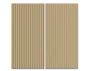 Akustikpaneel Wandverkleidung Akustikfilz Grau 119,8cm x 60cm MDF Eiche natur - 5715579021794