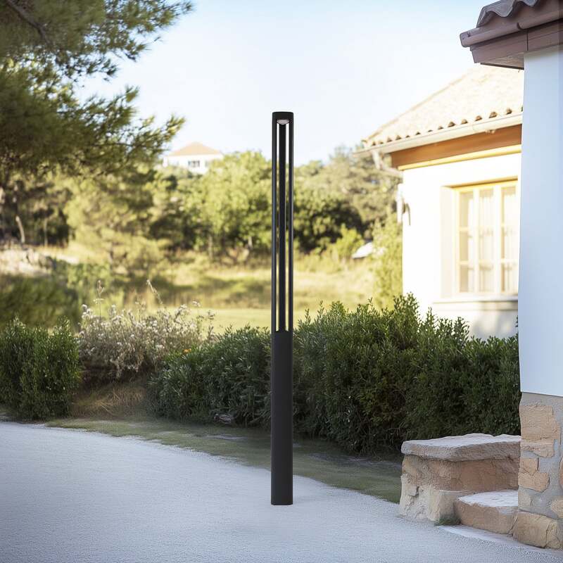 Lucande Außenleuchte Gartenlampe LED anthrazit Zarek Pirron IP65 230 cm - 4251911785272