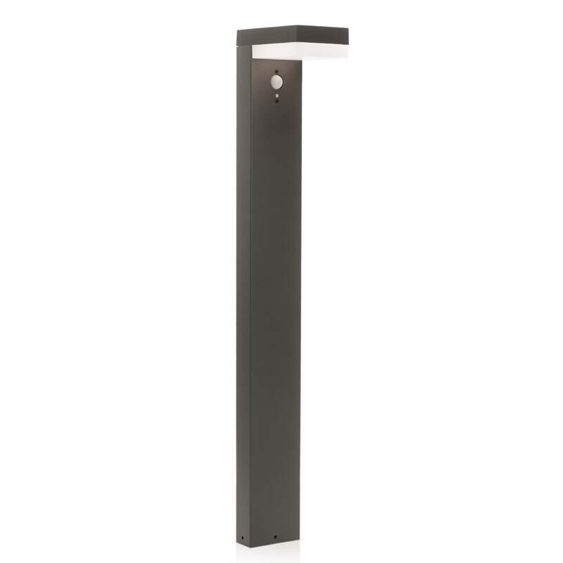 Lindby Pollerleuchte Gartenleuchte Chioma LED Wegeleuchte mit Sensor anthrazit - 4251096556476
