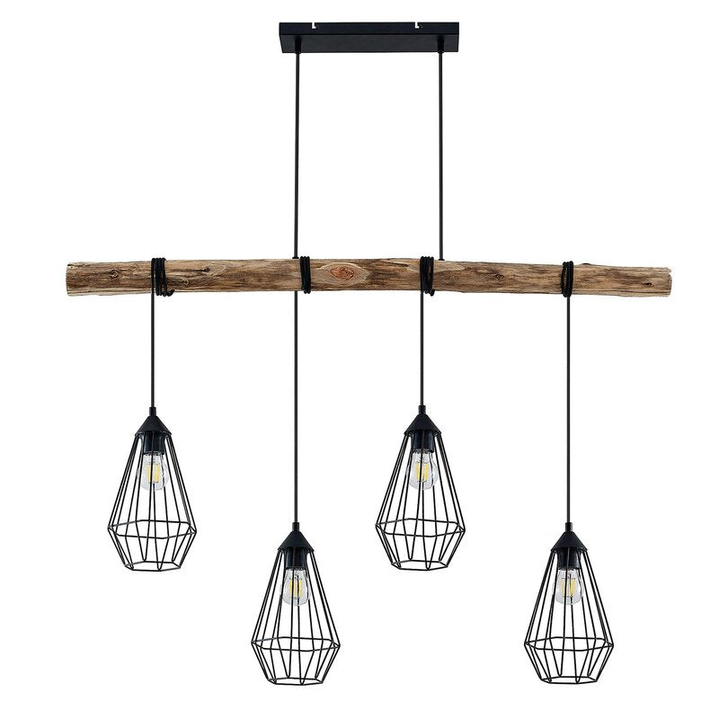 Lindby Eldarion Hängeleuchte Pendelleuchte Deckenlampe Lampe Leuchte 4-flmg 228 - 4251096581133
